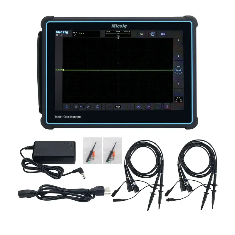 Micsig Professional Digital Oscilloscope TO1004 100MHz 1GSa/s 4CH Tablet Oscilloscope With 10.1
