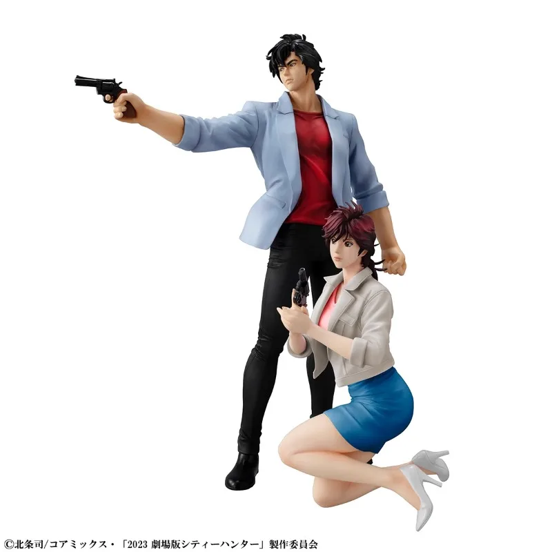 100% Original MegaHouse MH GEM Makimura Kaori Nicky Larson Saeba Ryou City Hunter PVC Action Anime Figure Model Toys Doll Gift