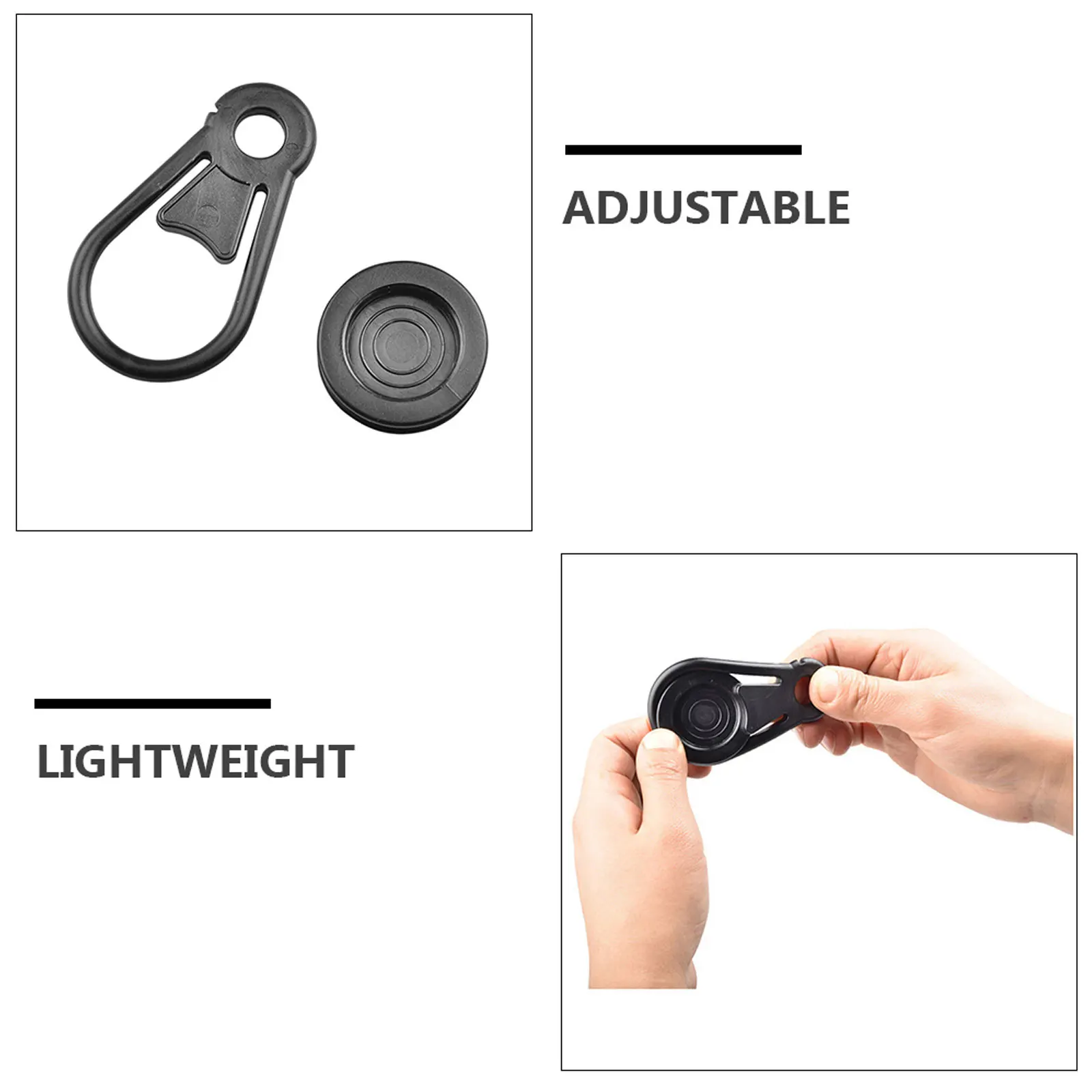 

16pcs Tent Clips Heavy Duty Plastic Clamps for Camping Tarpaulin Fixing Awnings Tarps Canvas Boat Covers Lightweight Durable