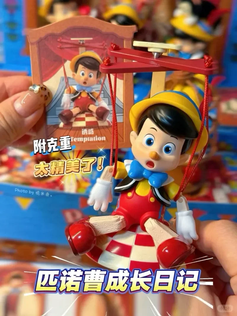 

New Toptoy Disney Pinocchio Growth Diary Series Cute Model Desktop Ornament Trendy Dolls Toys Childrens Birthday Christmas Gifts