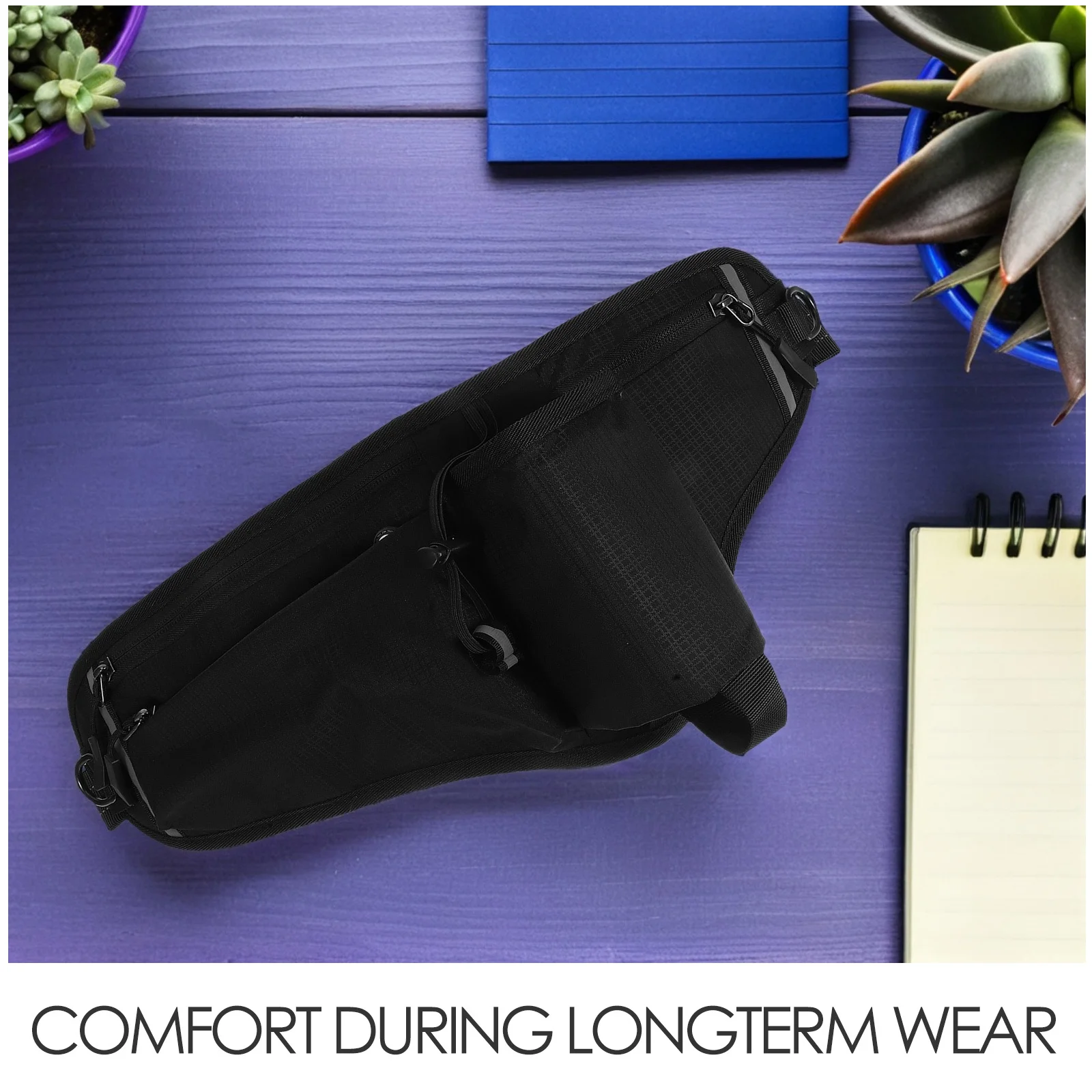 Sports Waist Pack Multifunctional Running Belt with Bottle Holder Adjustable Fit for Running Hiking Outdoor Fitness Portable