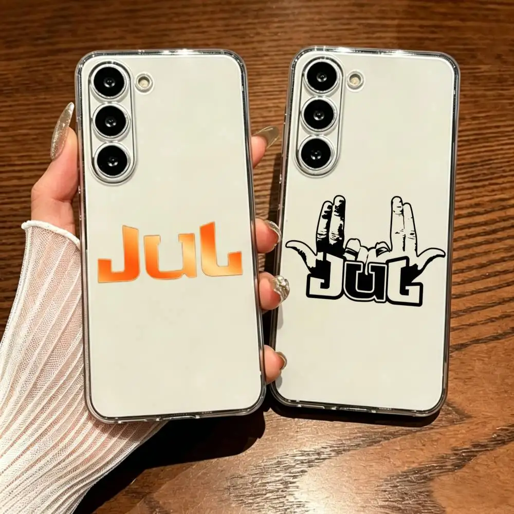 JuL Anti-Fall Transparent Printed Phone Case For Samsung Galaxy A73/A72/A71/A53/A52/A51/A22/A91/A80