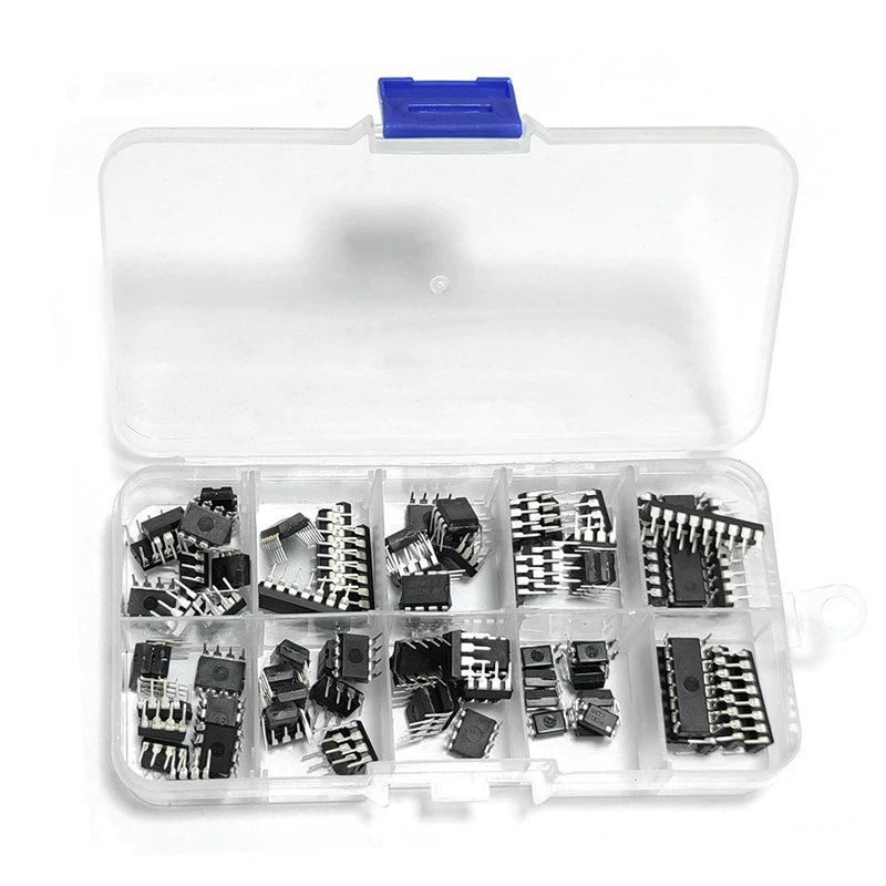 85PCS 10 Spezifikationen IC NE555 LM324 Integrierte Schaltung Chip Kit