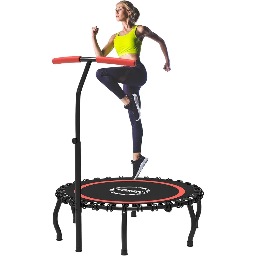 ترامبولين ريباوندر للبالغين حتى 330 رطلًا، معدات تمارين اللياقة البدنية الداخلية متوفرة بحجم صغير 40 48 50 مع كعكة متينة #1