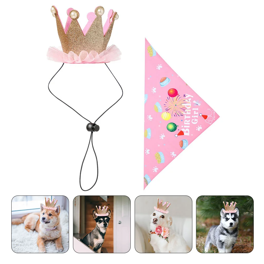

Puppy Pet Birthday Decoration Dog Party Hat Baby Boy Cool Hats for Dogs Clothes
