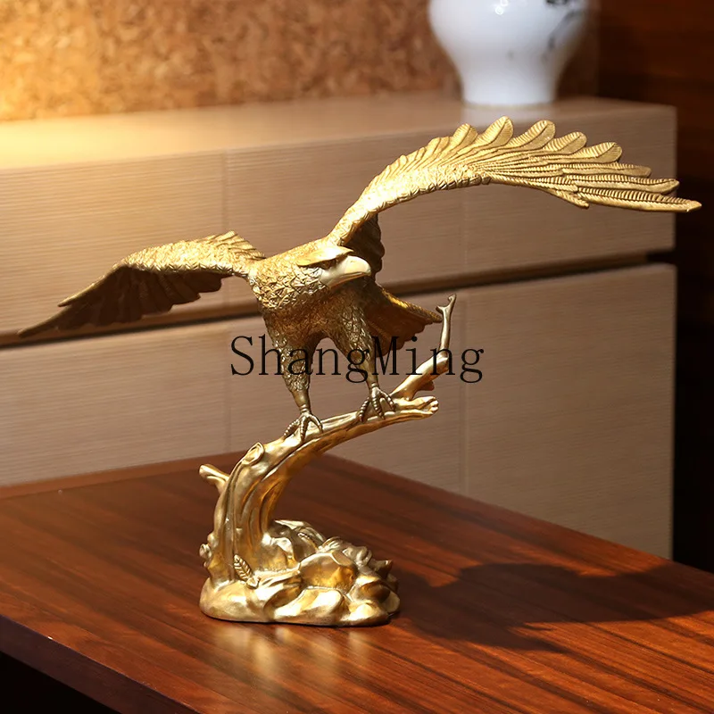 

FG brass eagle ornament copper ornament decoration home office company housewarming opening gift