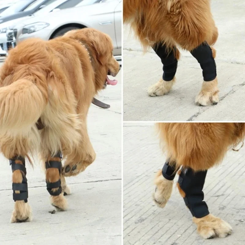 Pair of Pet Dog Kneepads, Dog Leggings, Pet Protective Gear, Dog Surgery Injury Protective Cover to Relieve Old Age Pain