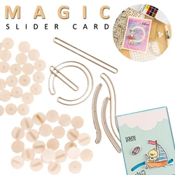 Irregular Magic Slider Card Cutting Dies DIY For Album Photo Making Scrapbooking Crafts Projects New Die Cuts 2022