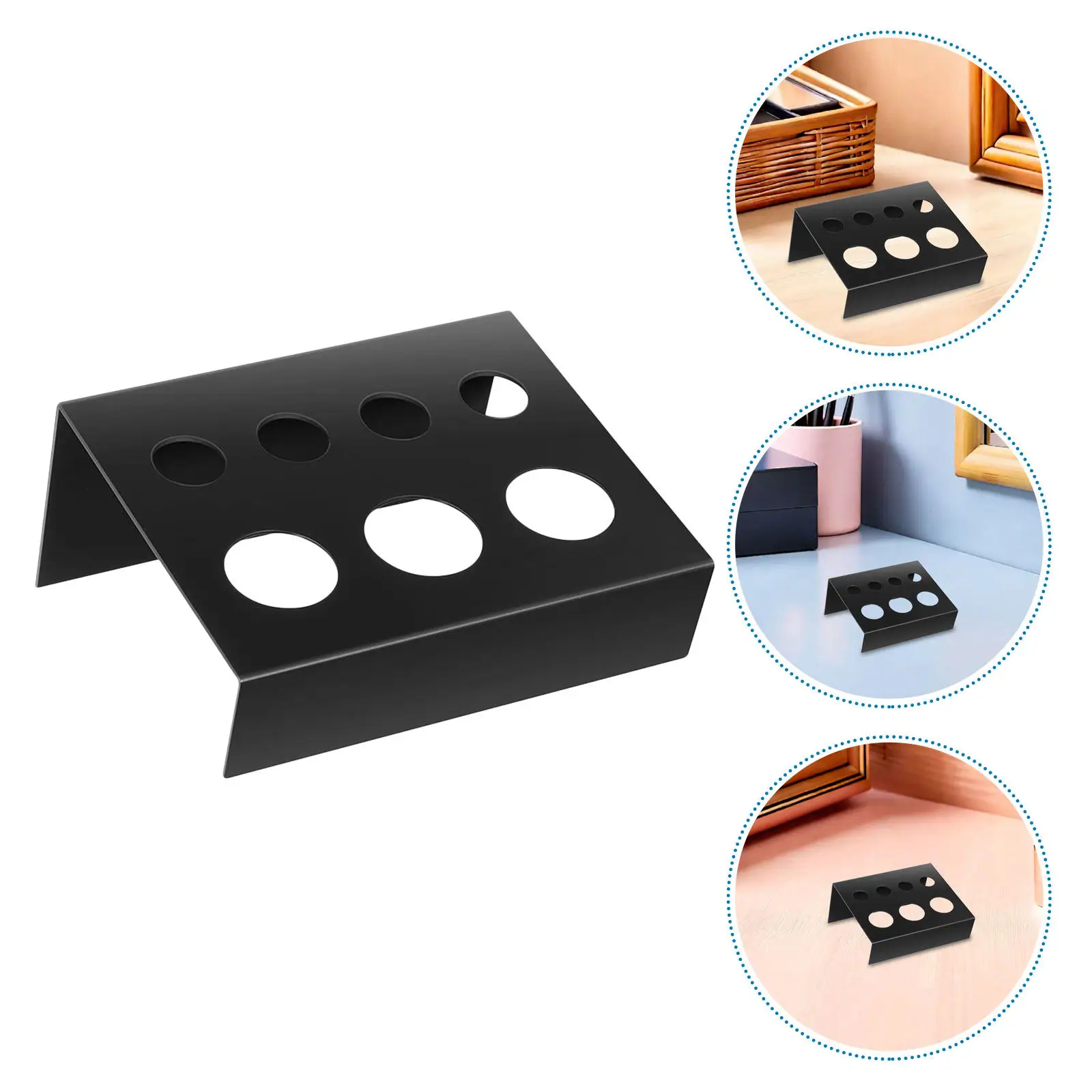 

5Pcs Iron Pigment Cup Holder Sturdy 7-Slot Pigment Rack Ink Mixing Stand Tattoo Accessories Organizer Makeup Cup Stand Desk