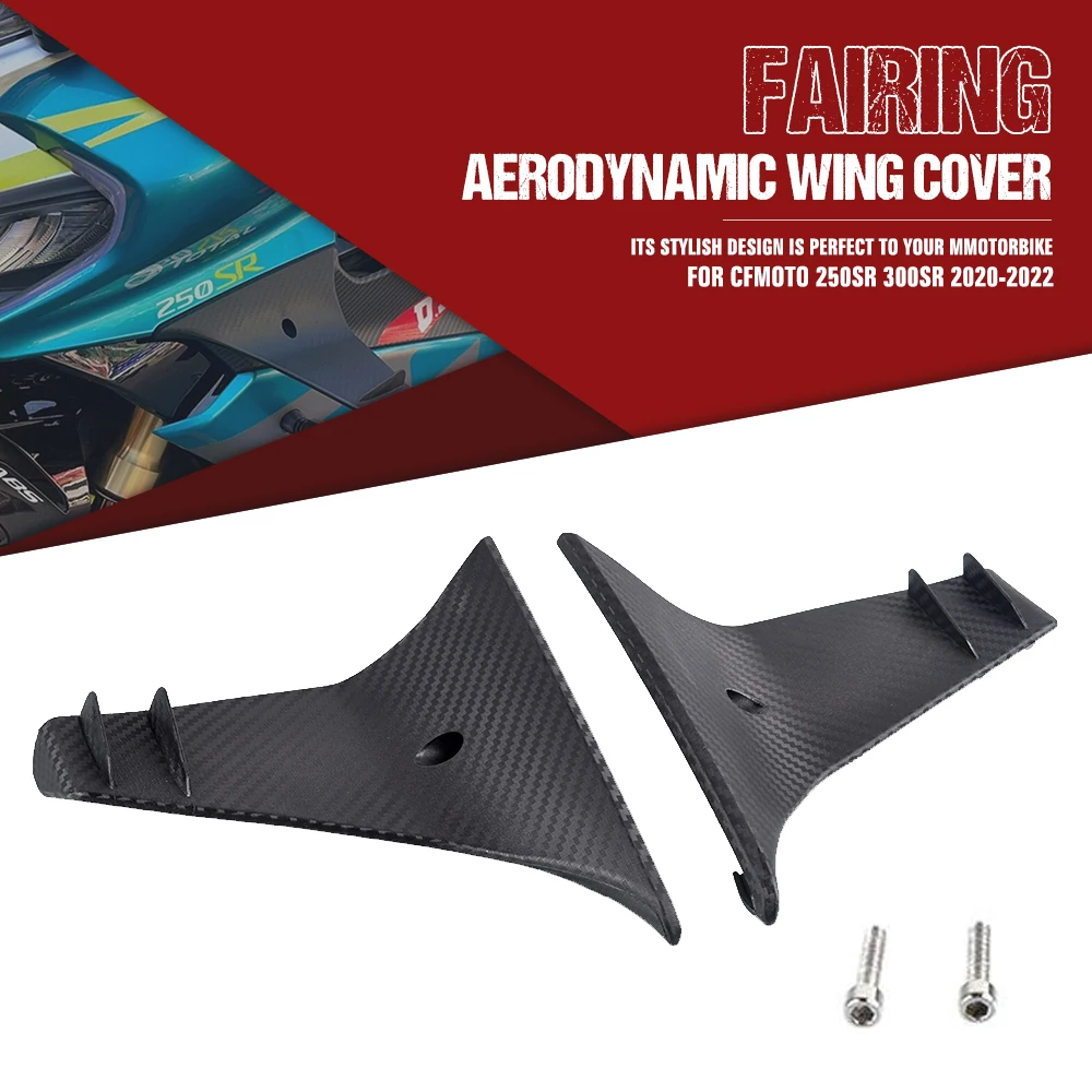 

250 SR 300 SR Motorcycle Front Fairing Aerodynamic Winglets Dynamic Wing For CFMOTO 250SR 300SR 2020 2021 2022 300 SR 2021 2022