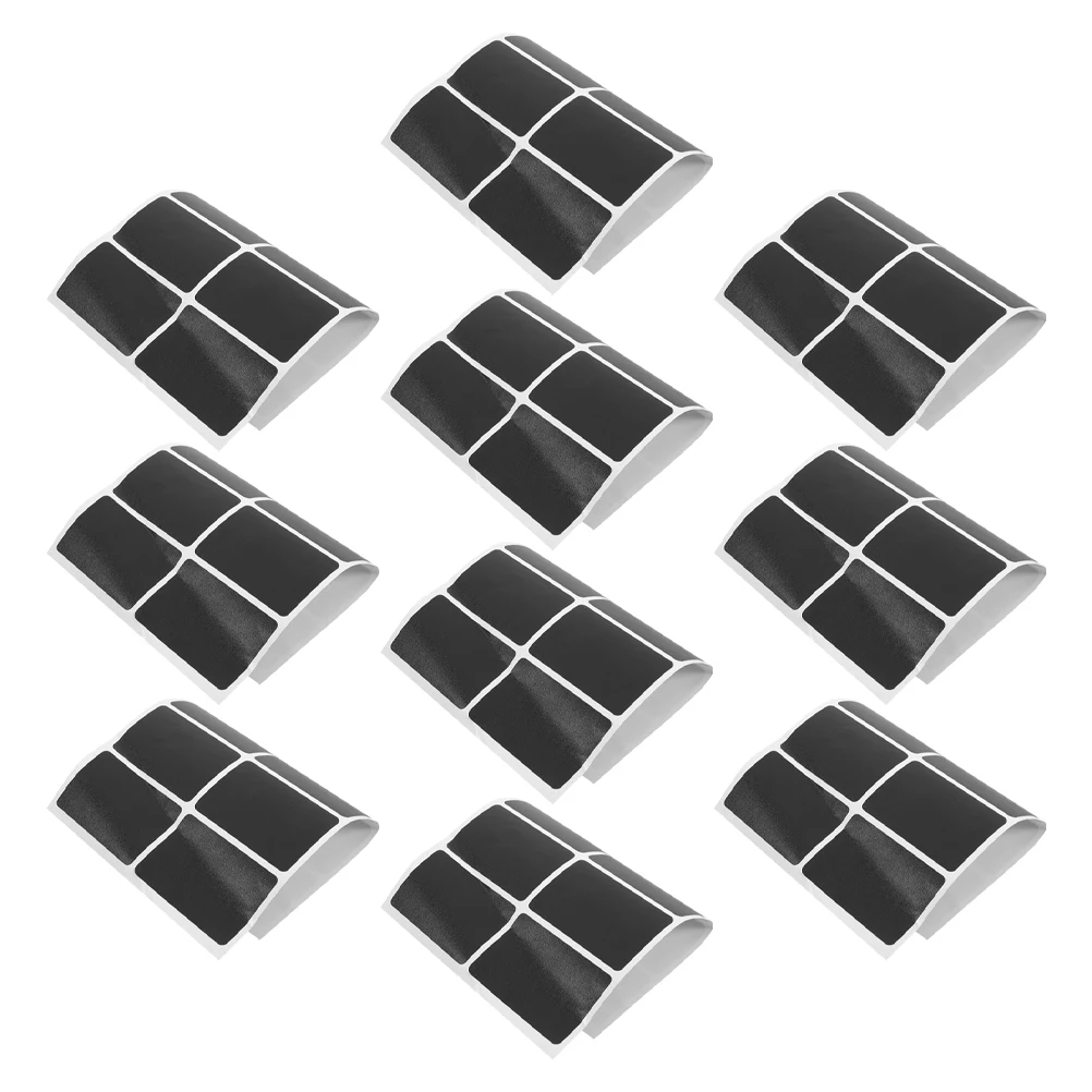 

200 Pcs Blackboard Stickers Rewritable Bottle Labels for Kitchen PVC Containers Chalk Tags Jar Labels File Folder Marks