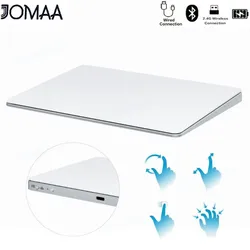 Jomaa Wired 2.4g Bluetooth Touchpad Rechargeable Multi-Function Gestures Wireless Trackpad for Windows OSX/Laptop/PC