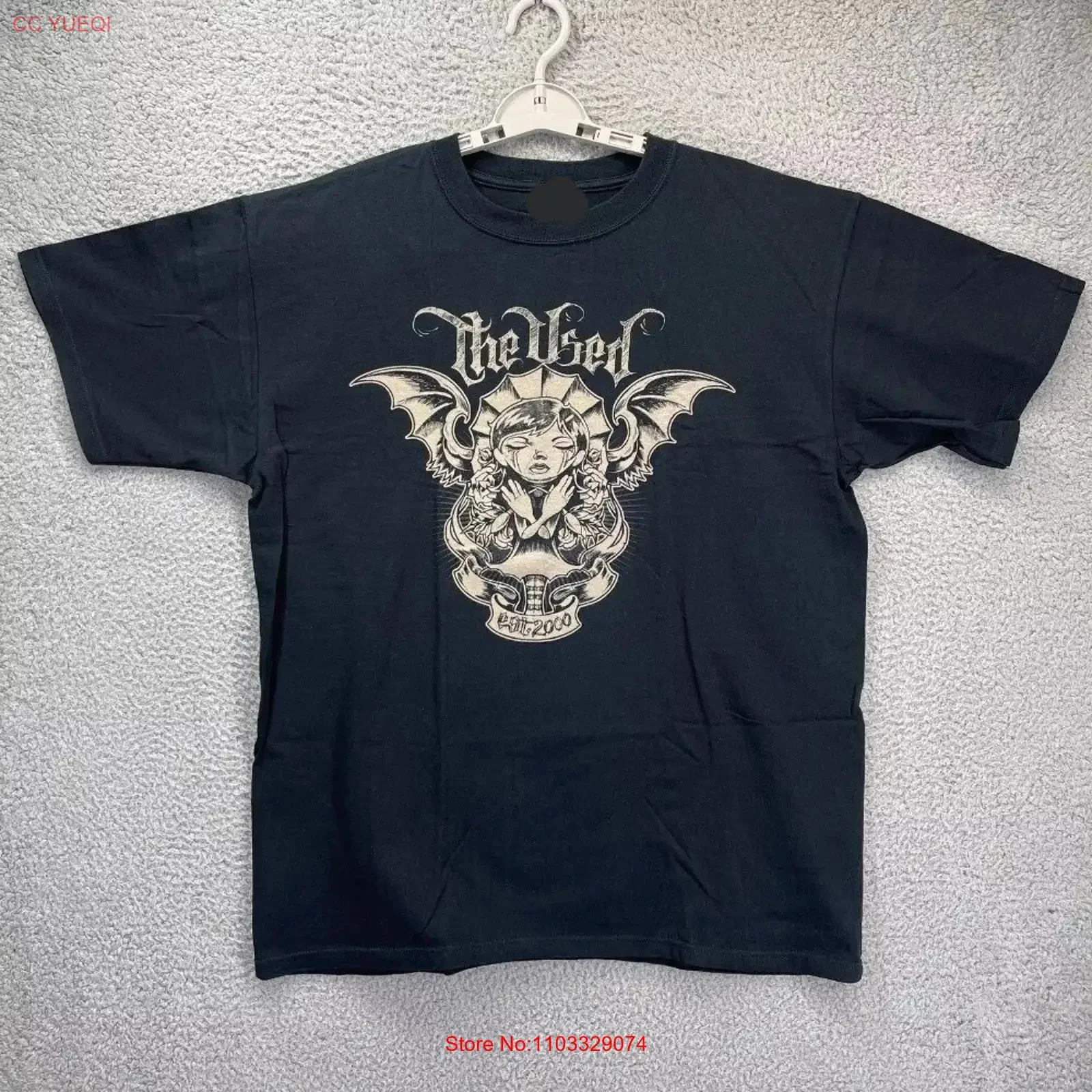 T-shirt Buried Myself Alive EMO Rock Tour Design S 4XL vintage délavé doux légèrement streetwear décontracté extensible mode