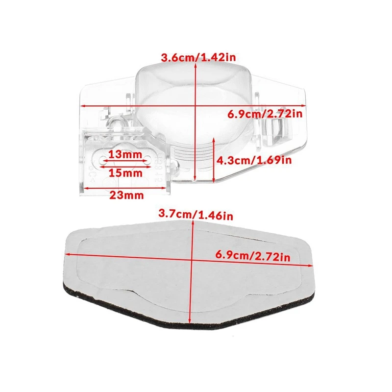 Soporte de cámara de visión trasera para coche, cubierta de cámara de marcha atrás para placa de matrícula, compatible con Honda CR-V, CRV, FR-V, FRV, Jazz