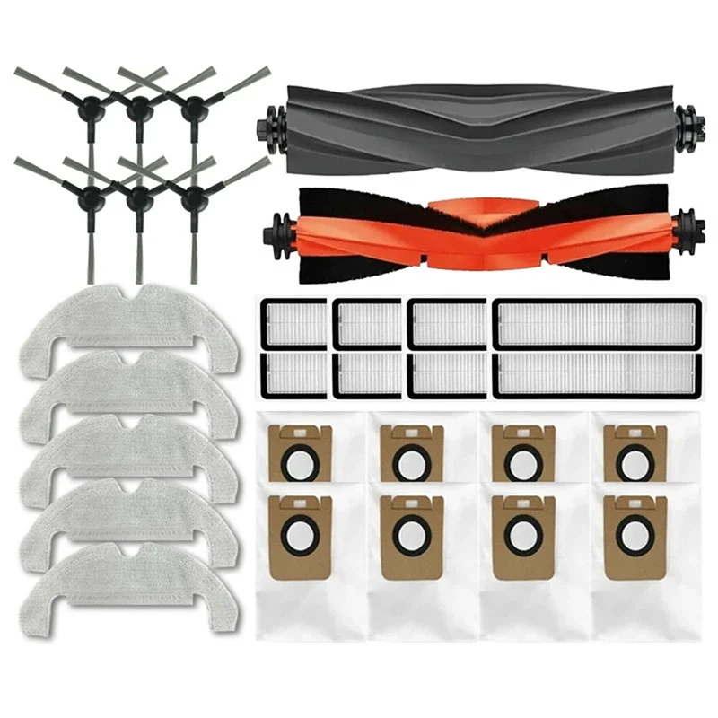 

BAAJ-Accessories For Dreame D9 Plus Bot D10s Plus Robot Vacuum Spare Parts Main Side Brushes Mop Cloths HEPA Filters Dust Bag