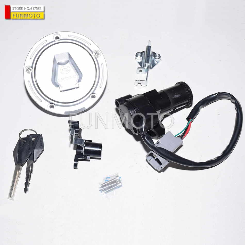 

Lock Set or Ignition Lock Suit For CF400J-3-5/CF650-8/CF650GT/CF400GT Code is 6NQ#-011000-6000/6NQ#-011000-6001