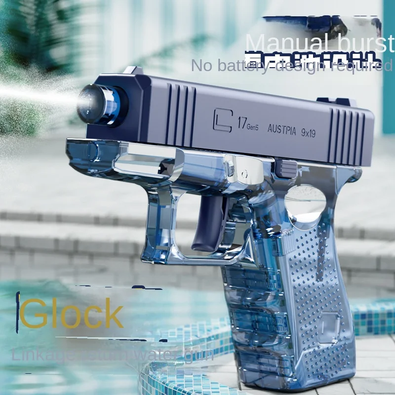 Mini Glock waterpistool automatische herstel spray lange afstand waterpistool kinderwaterspeelgoed