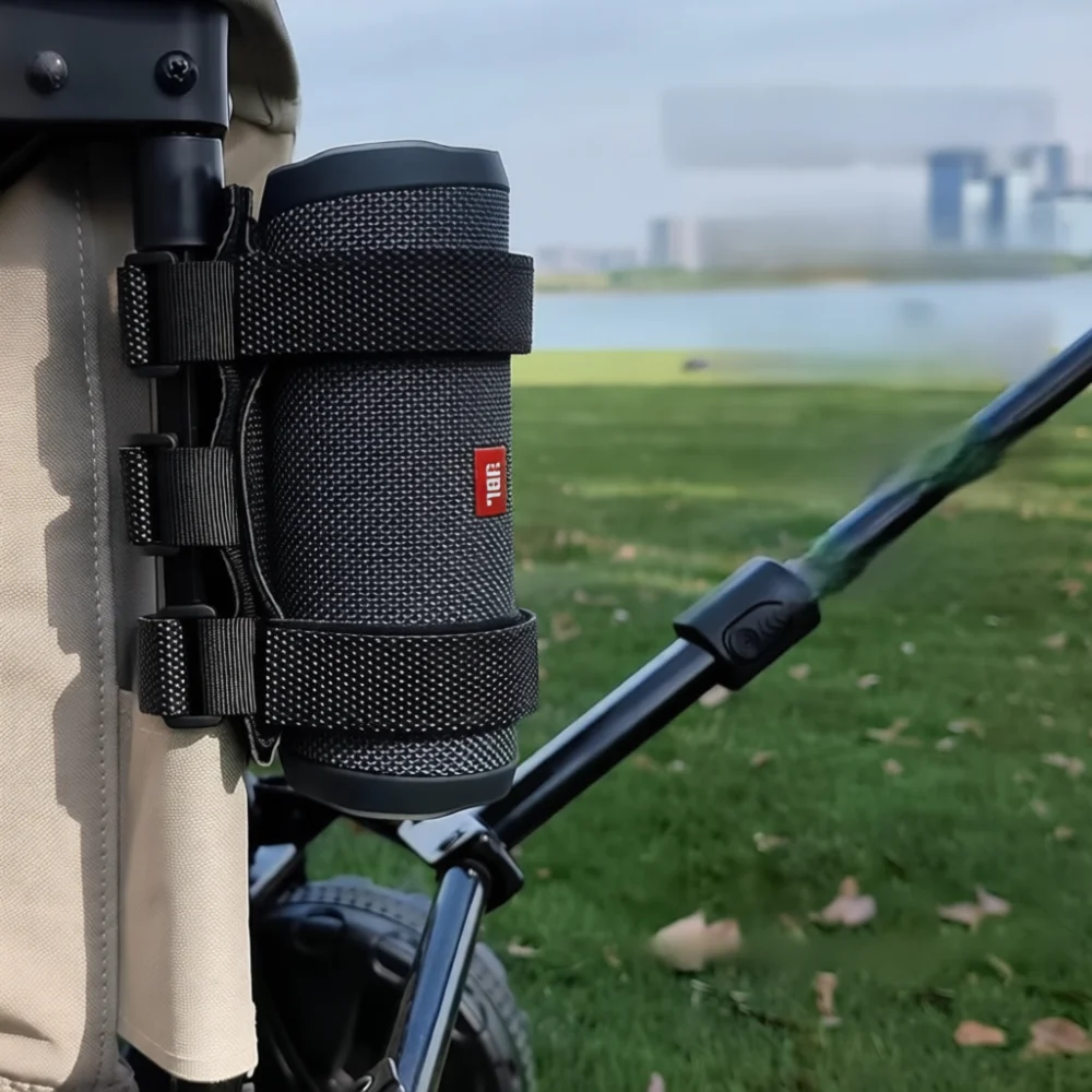 Adjustable Nylon Speaker Mount Strap For Bicycle Golf Cart Portable Audio Bracket Secure Holder Outdoor Fixed Band