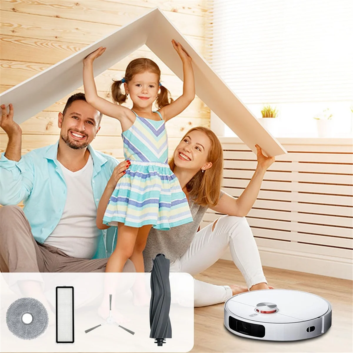 สําหรับ L10S Ultra/L10 Ultra/ X10 Plus, สําหรับ L10S Pro หลักแปรงด้านข้างตัวกรอง HEPA Mop ผ้าอะไหล่