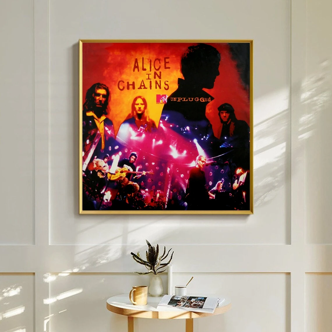 Alice In Chains MTV Unplugged Music Album Poster Canvas Art Print Home Decor Wall Painting ( No Frame )