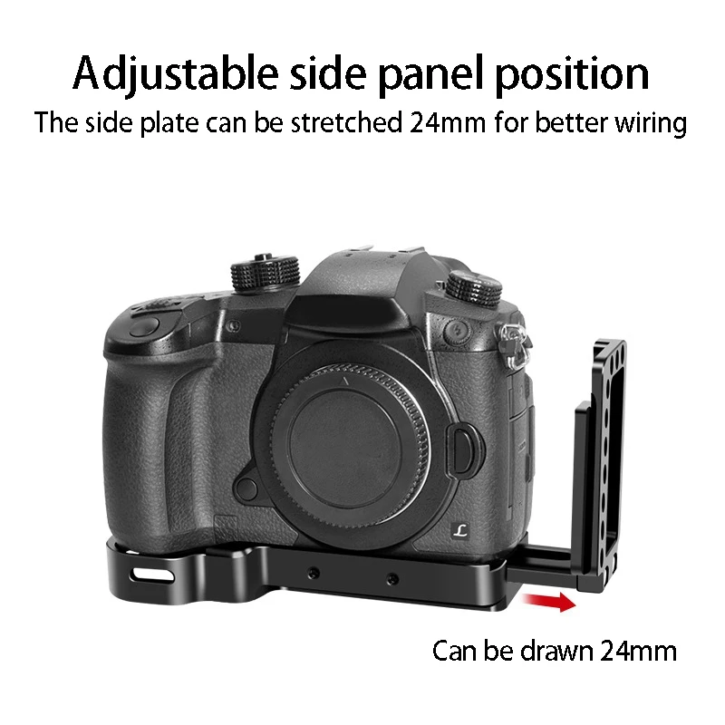 Dedicated L-Bracket Plate for Panasonic Gh4 Gh5 Gh5S Camera Cage L Plate Vertical Slr Quick Release Plate