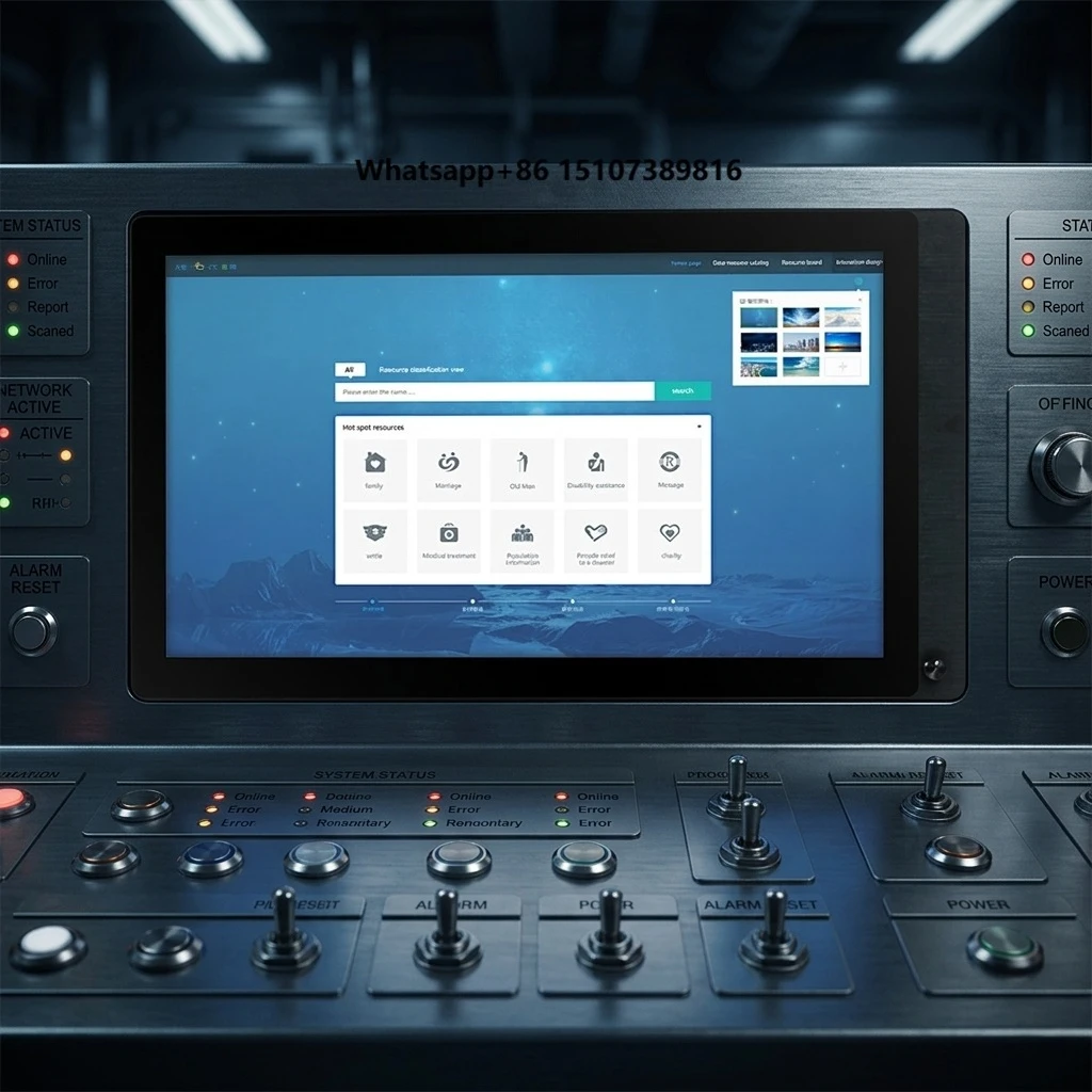 High Brightness 1000 Nits Industrial Touch 21.5 Inch Sunlight Readable IP66 PCAP HMI Display