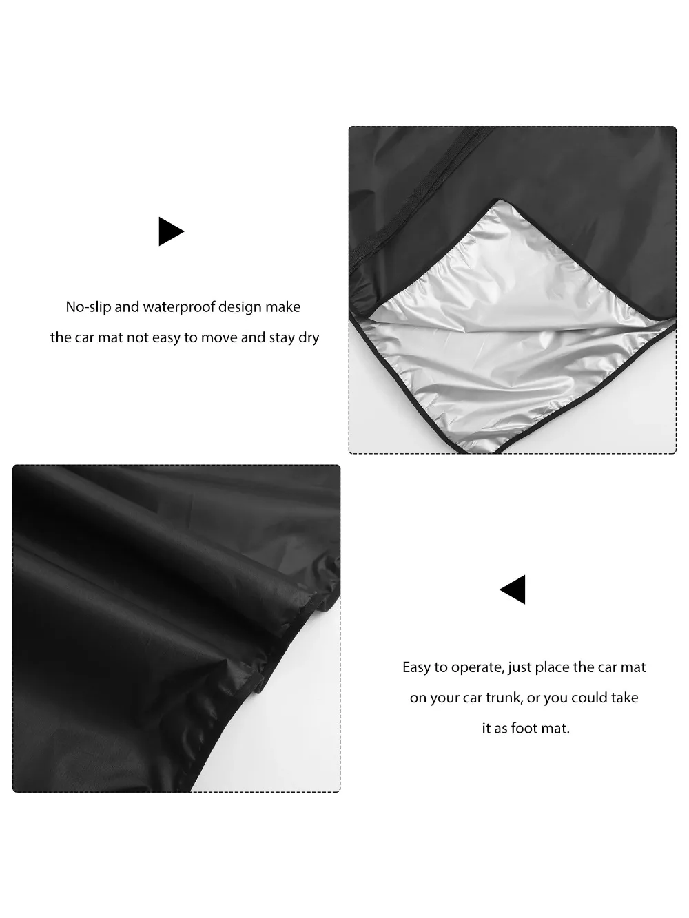 Professional driving picnic cloth cushion trunk cushion car driver seat cover waterproof floor mat folding cloth cushion