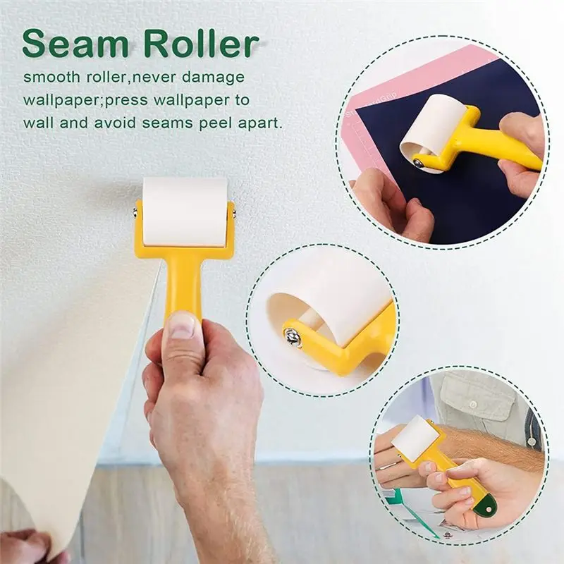 A04G-Scraper Film Tool Wallpaper Smoothing Tool Wallpaper Brush For Wallpaper Hanging Painter Sticker Painting Tool Kit