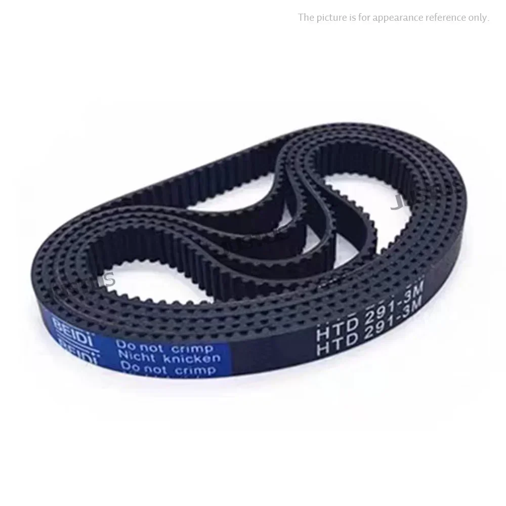 HTD 3M متزامن مؤقت اشتعال طول 159/162/165/168/171/174/177/180/183/186/189/192 مللي متر-297/300 مللي متر للعرض 18 مللي متر المطاط مغلق #2