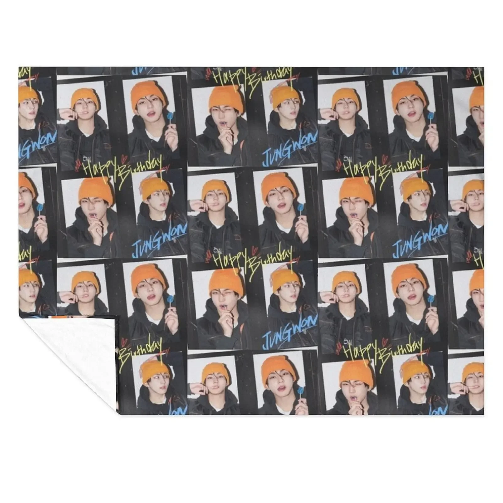 

JUNGWON birthday (KPOP) Throw Blanket blankets and throws Sofa Throw christmas decoration Plaid on the sofa Blankets