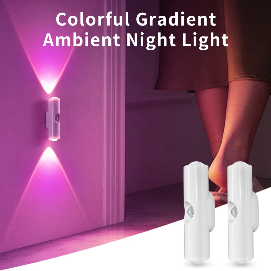 

Светодиодный ночник Cat Eye с датчиком движения, перезаряжаемый, магнитный, для шкафа, прихожей, лестницы, спальни, декоративное освещение