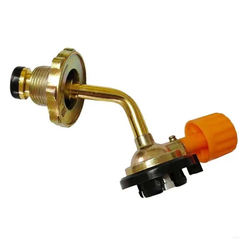 Durability Metal Gas Canister Adapter with Directs Connection for Enduring Outdoor Activity Use 