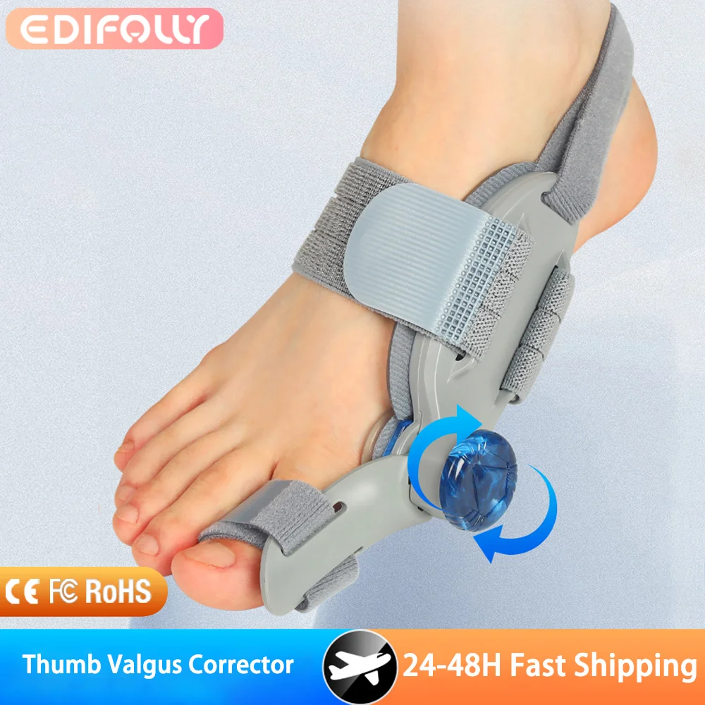 

Корректор для вальгусной деформации стопы, сепаратор пальцев, выпрямитель, регулируемый, для педикюра, унисекс