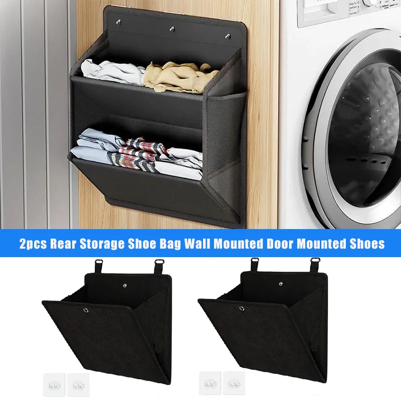 

2 шт., задняя сумка для хранения обуви, настенная дверная сумка для обуви и разные сортировки, тканевая подвесная сумка для хранения обуви RV