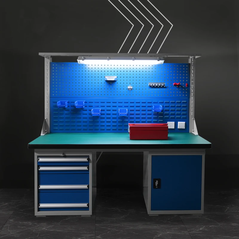 منضدة مختبرية صناعية من الفولاذ المقاوم للصدأ سهلة التجميع ومضادة للكهرباء الساكنة وخفيفة الوزن #5