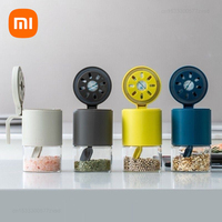 New Xiaomi Zuutii Spice Jar Moisture-Proof Seasoning Box Household Seasoning Jars Kitchen Gadget Storage Containers With Spoons
