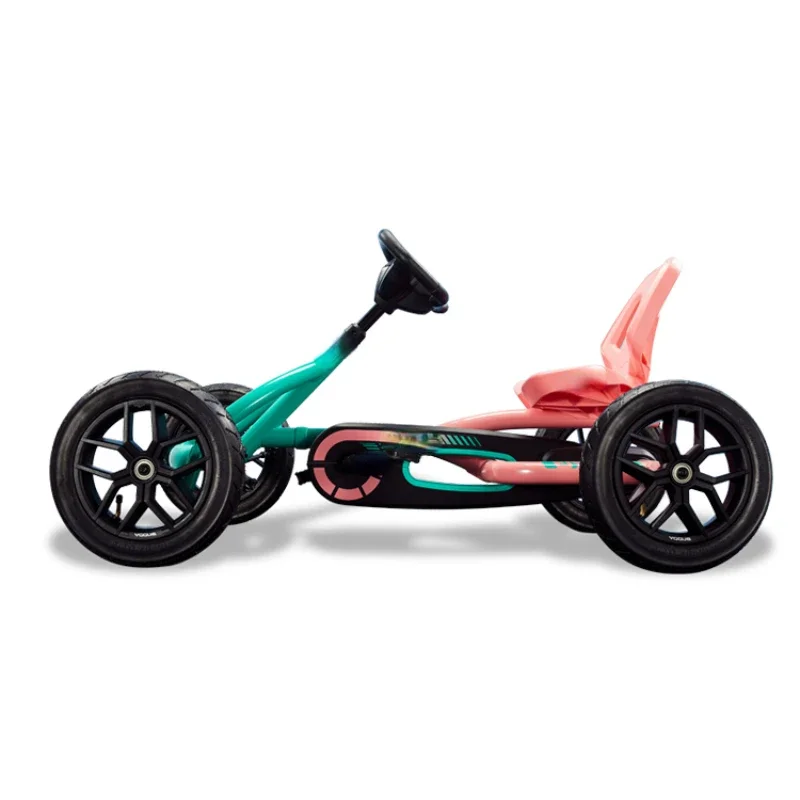 Children's go-kart four-wheel bicycle 3-6-8 years old boys and girls toy car baby walking artifact