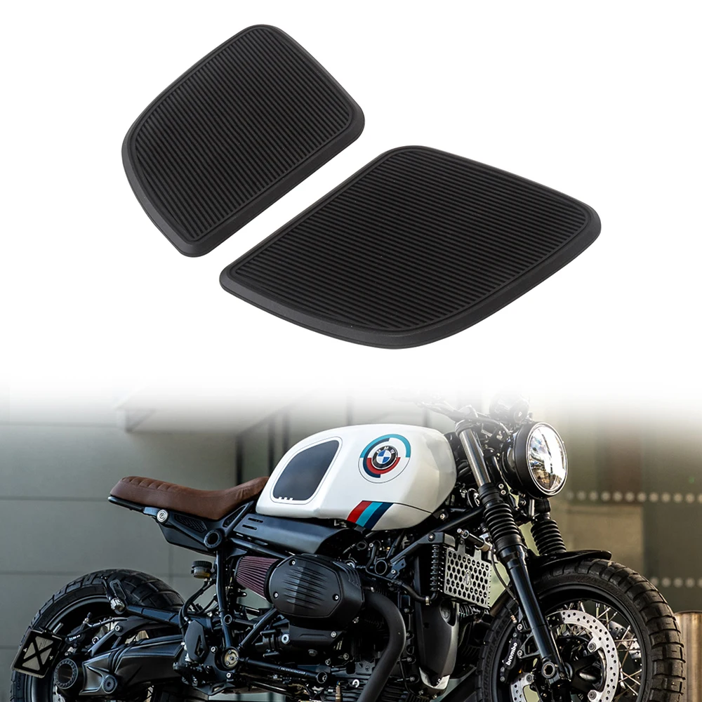

For BMW R75/5 R60/5 R50/5 R75/5 R90/6 Motorcycle Cafe Racer Gas Fuel Tank Rubber Sticker Protector Knee Tank Pad Grip Decal