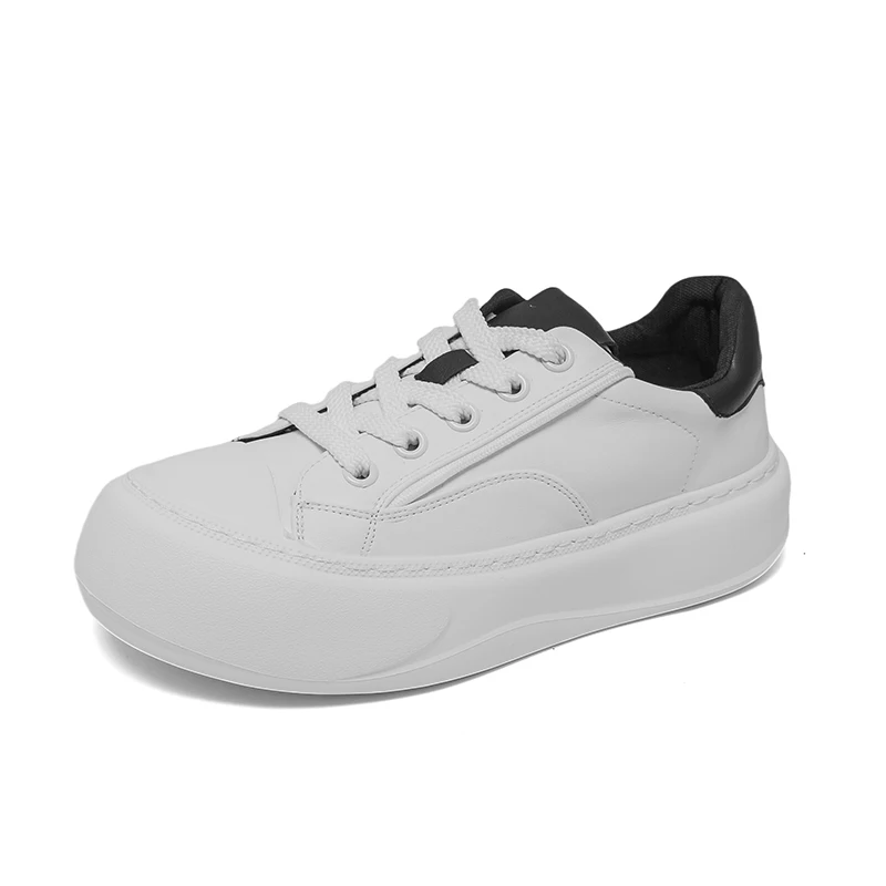 

Trendy Men's Height Increasing Shoes Soft Lightweight Platform Sneakers with Thick Sole Comfort Non-Slip Walking Sports