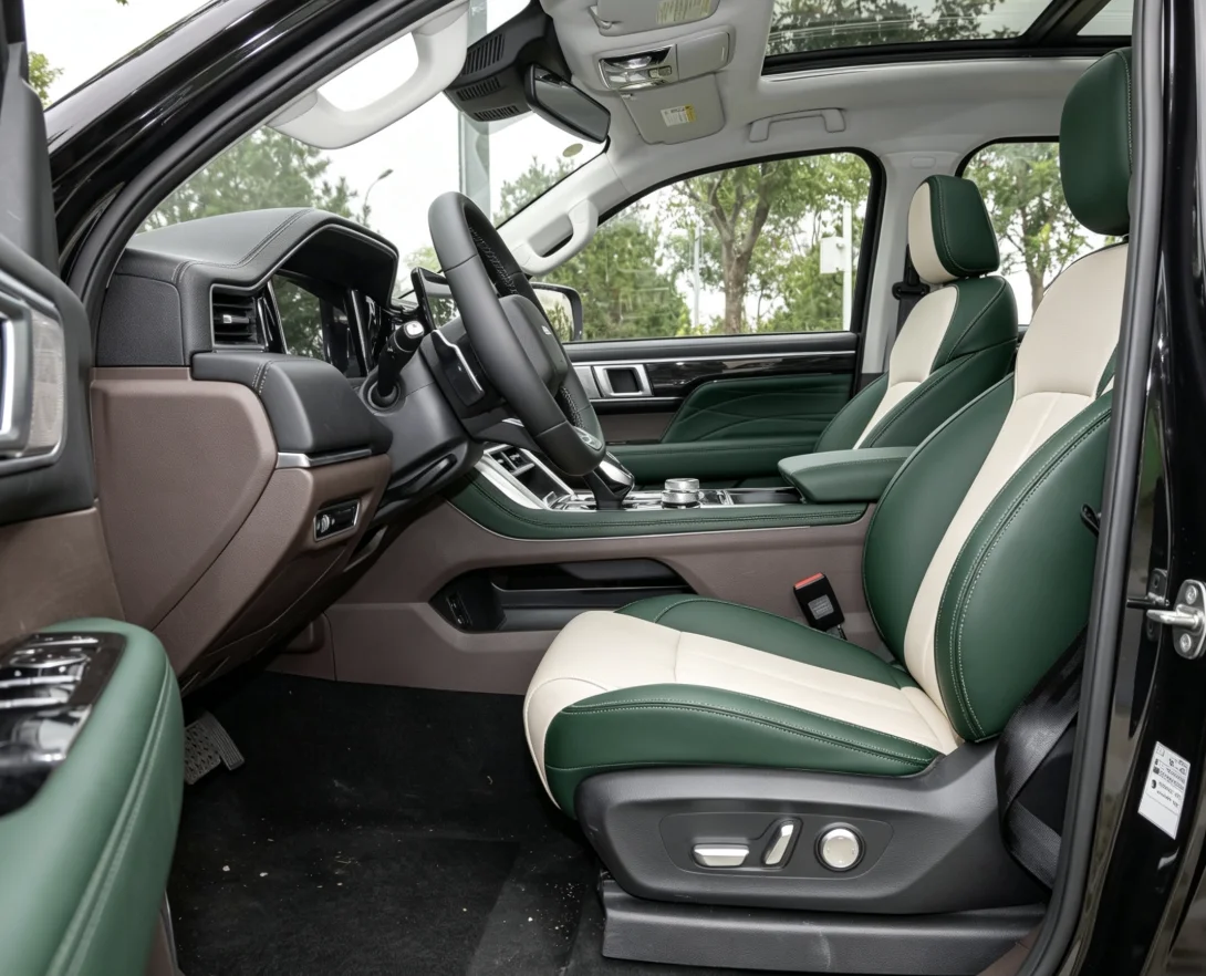 Für Foton Tunland V9 2023 Maßgefertigte Autositzbezüge Luxuriöses Nappaleder 100% Passgenau Innenraumzubehör 360 ° Vollständige Abdeckung – Detail 4