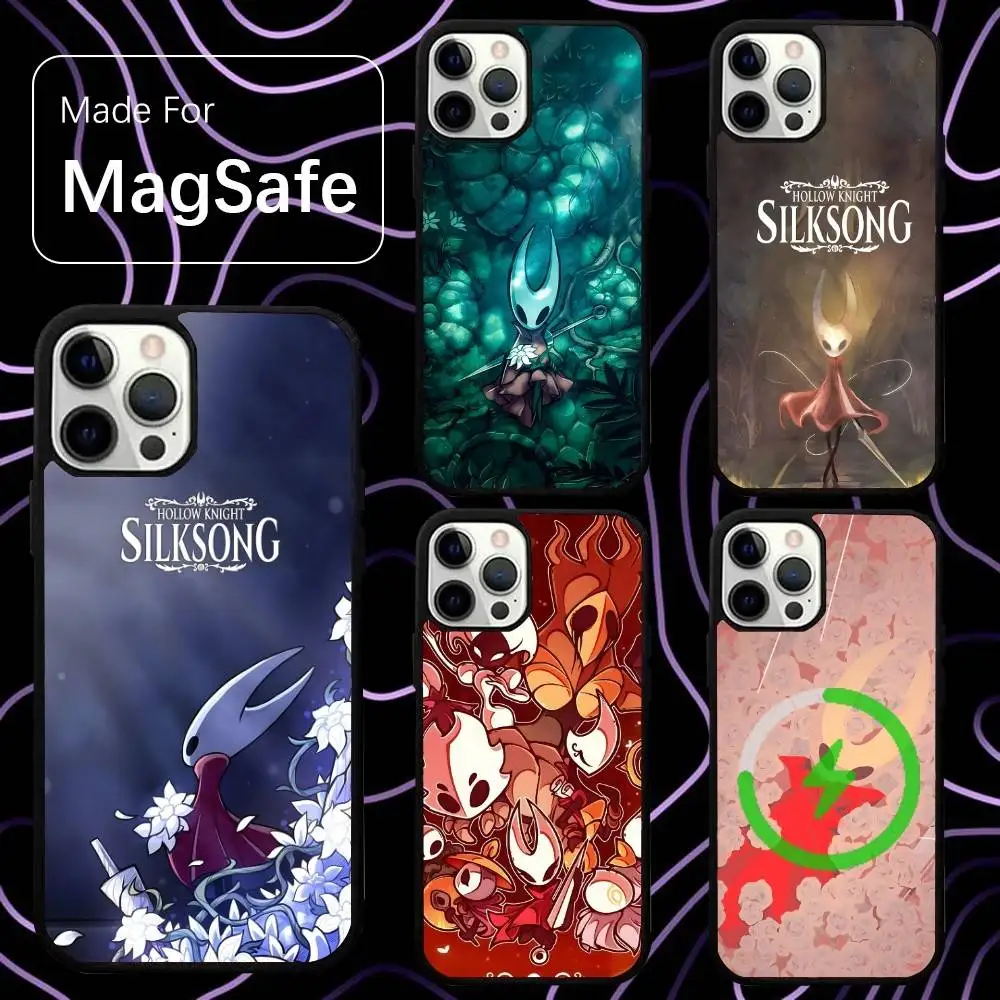 

Silksong H-Hollow Knight Phone Case For iPhone 17,16,15,14,13,12,11,Pro,Max,Plus,Mini,SE,Air Magsafe Magnetic Wireless Charging