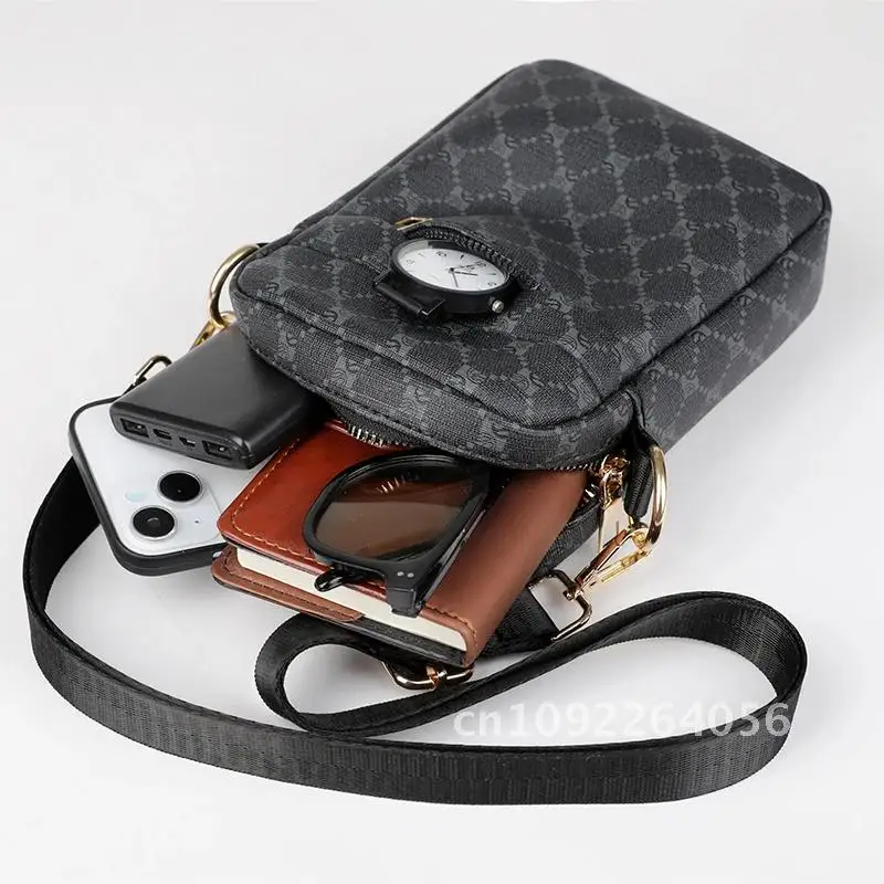 

Men's mini printed leather shoulder bag crossbody bag designer bag luxury sacoches hommes messenger bag