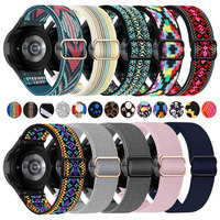 Elastic Shiny strap For Samsung Galaxy Watch 6/5/pro/3/4/classic/Active 2 20mm/22mm Bohemian Pride bracelet Huawei GT 3-2-e band