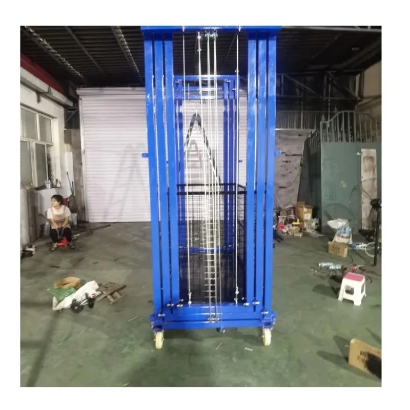 Multiple Models Foldable Electric Scaffolding Lift Mesas Elevadoras Electric Scaffolding Lift Platform Loads Up To 5m