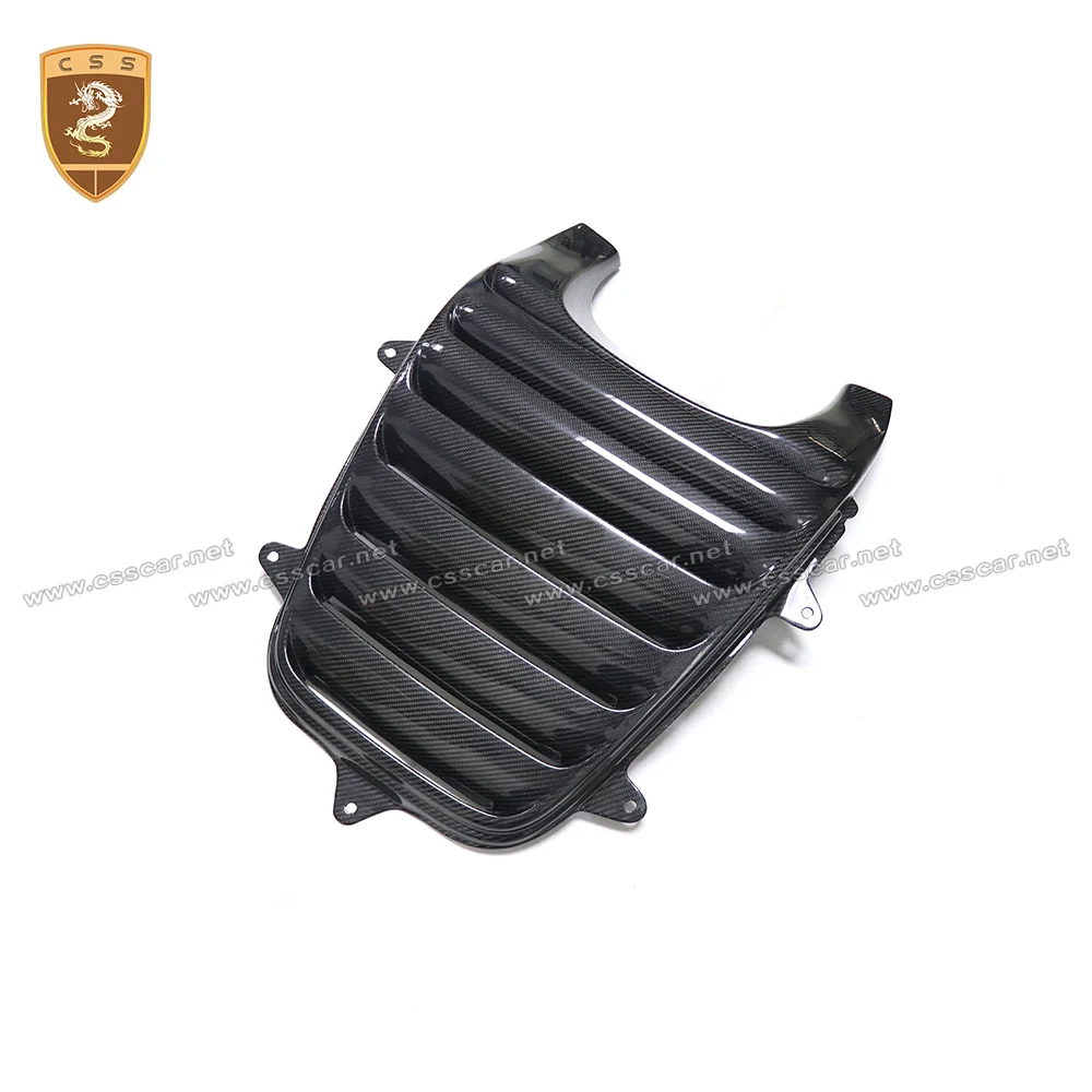 

Car Rear Engine Hood Cover For McLaren MP4/650S 2011-2014 Dry Carbon Fiber Tail Hood Bonnet Intake Cover Accessories