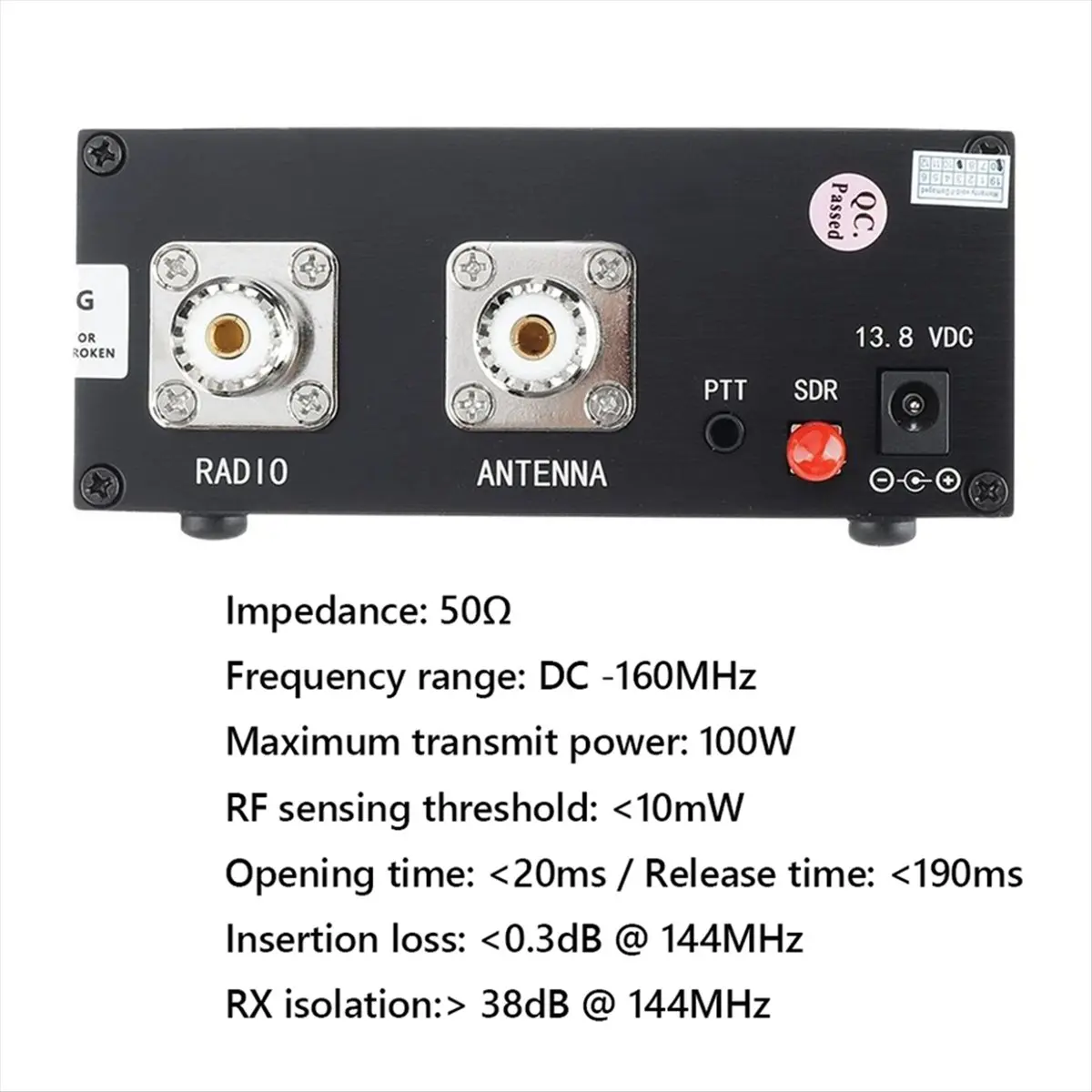 HAPPYDAY~ SDR Transceiver Switch Antenna Sharer Sharing Device 160MHz 100W SDR Transceiver Radio Switch Antenna Sharer