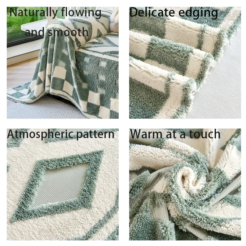 New Winter Anti Slip Thick One-piece Sofa Towel,All Season Universal Sofa Cover,Detachable and Washable Cotton Velvet Sofa Cover