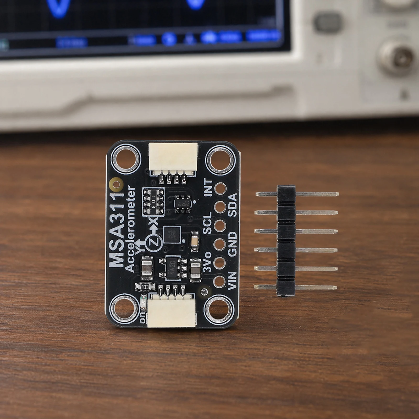 MSA311 3-Axis Accelerometer STEMMA QT Qwiic Module 12-Bit Programmable ±16g I2C Low Power Design
