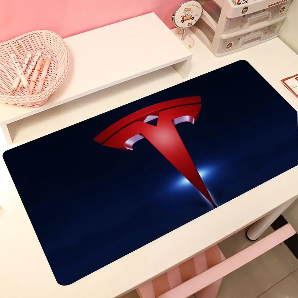 Luxe Y-Tesla Auto Muismat Muismat Gaming Muismat Snelheid Bureau Mat Laptop Gaming Matten Voor Kantoor Tapijt Bureau Accessoires