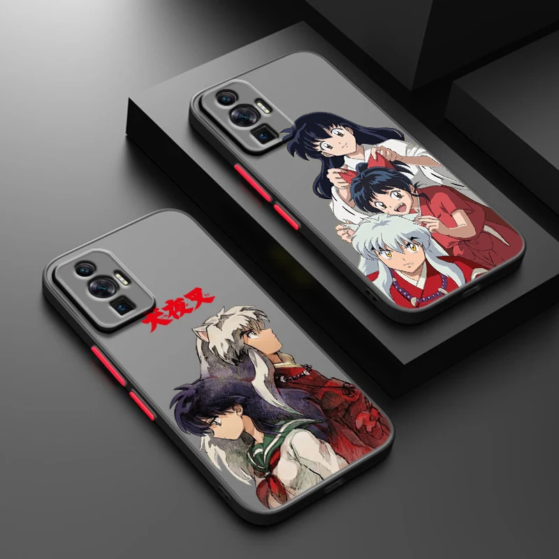 Inuyasha Sesshoumaru For Redmi 12C 11A 10X 10C 10A 9C NFC 9AT 9A 9T 8A 7A A2 Plus Power Frosted Translucent Phone Case